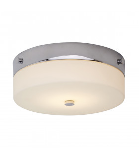 Tamar 1 Light Medium Flush Light - Polished Chrome-1