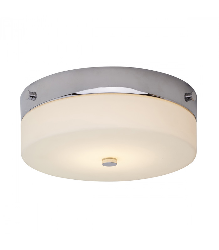 Tamar 1 Light Medium Flush Light - Polished Chrome-1