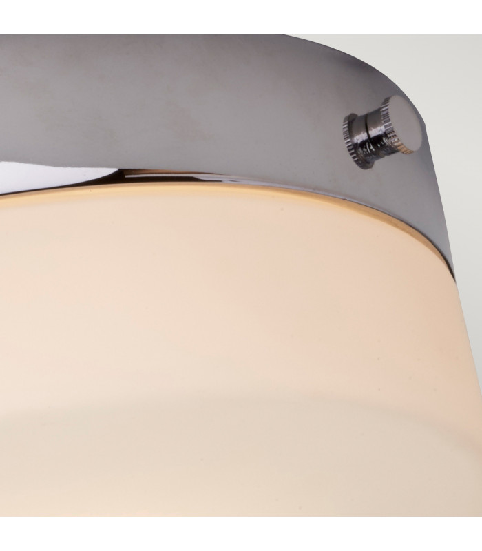 Tamar 1 Light Medium Flush Light - Polished Chrome-2