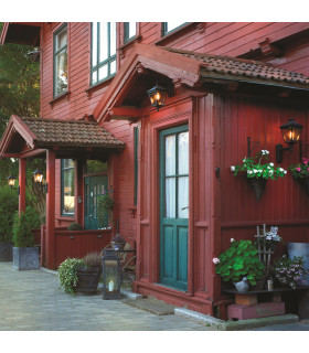 Turin Grande 1 Light Outdoor Wall Lantern Light Black IP54 E27-2