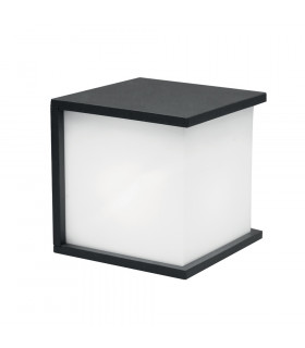 Torsten 1 Light Wall Fitting  - Graphite Finish E27-1