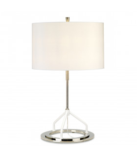 Vicenza Table Lamp - Dark Grey Polished Nickel E27-1