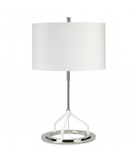Vicenza Table Lamp - Dark Grey Polished Nickel E27-2
