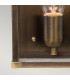 Victoria 1 Light Outdoor Wall Lantern Light Solid Brass IP44 E27-3