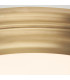 Welland LED 1 Light Flush Light - Aged Brass-3
