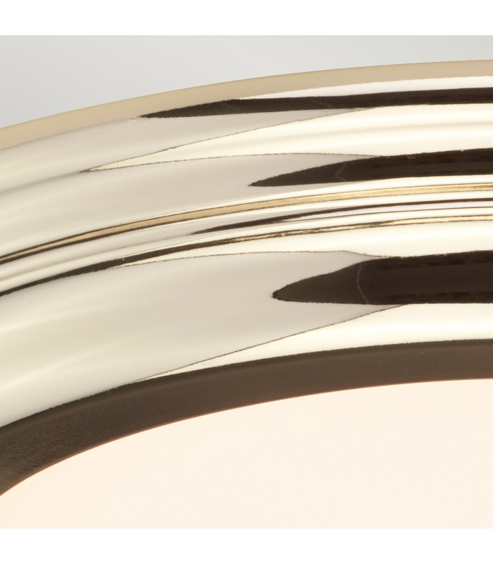 Welland LED 1 Light Flush Light - Polished Brass-3