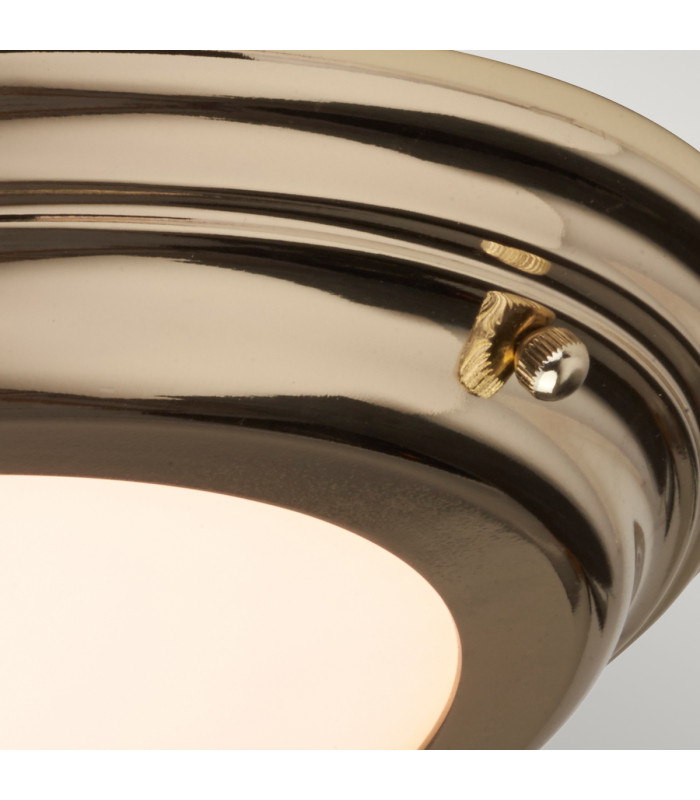 Welland LED 1 Light Flush Light - Polished Brass-4