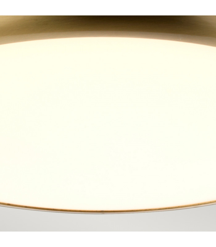 Welland 1 Light Mini LED Flush Light - Aged Brass-4