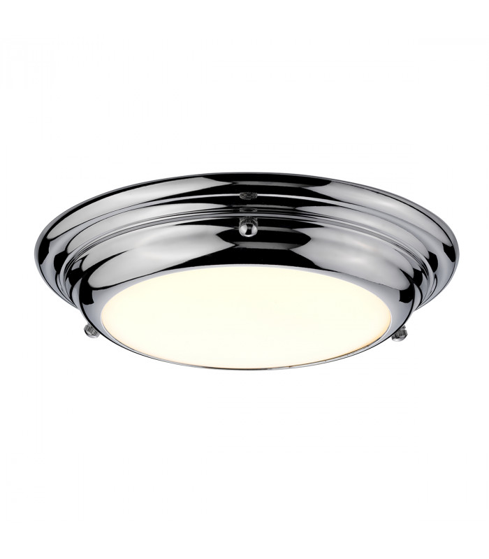 Welland 1 Light Mini LED Flush Light - Polished Chrome-1