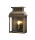 Westminster 1 Light Outdoor Wall Lantern Light Solid Brass IP44 E27-1