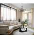 Windermere 6 Light Chandelier Rust Gold Finish E14-2