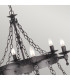 Warwick 18 Light 2 Tier Pendant Chandelier - Graphite Black-2