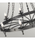 Warwick 18 Light 2 Tier Pendant Chandelier - Graphite Black-3