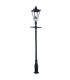 Wilmslow 1 Light Outdoor Lamp Post Black E27-1
