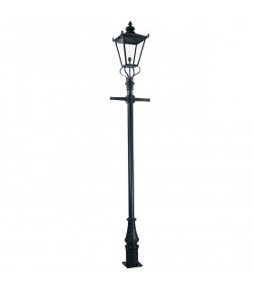 Wilmslow 1 Light Outdoor Lamp Post Black E27-1