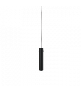 Tyson Slim Pendant Ceiling Light Blackstruktur 1x GU10-1
