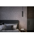 Tyson Slim Pendant Ceiling Light Blackstruktur 1x GU10-2