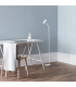 Tyson Task Floor Lamp White Structure Switch On Shade 1x GU10-2