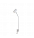 Tyson Clamp & Clip On Lamp White Structure Switch On Shade 1x GU10-1