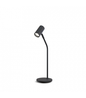 Tyson Desk Task Lamp Black Structure Switch On Shade 1x GU10-1