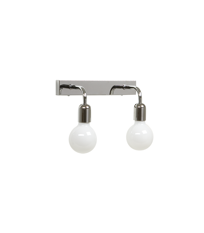 Regal Wall Lamp Chrome 2x E27 IP44