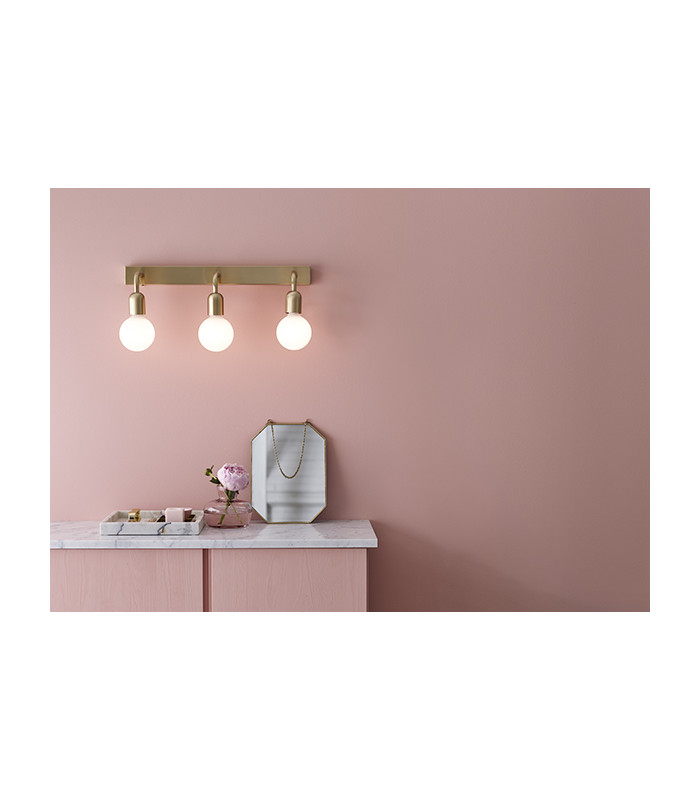 Regal Wall Lamp Polished Brass 3x E27 IP44-2