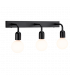 Regal Wall Lamp Flat Black 3x E27 IP44
