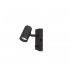 Tyson USB Right Reading Light Black Structure Switch On Wall Title 1x GU10-1