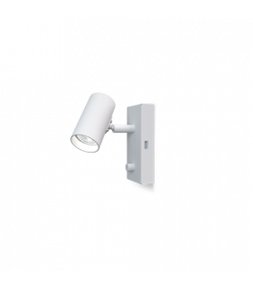 Tyson USB Right Reading Light White Structure Switch On Wall Title 1x GU10-1