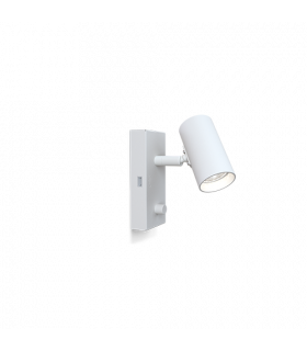 Tyson USB Left Reading Light White Structure Switch On Wall Title 1x GU10-1