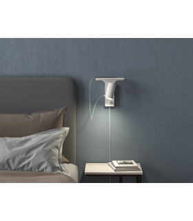 Tyson USB Left Reading Light White Structure Switch On Wall Title 1x GU10-2