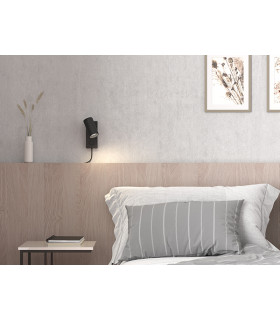 Tyson Reading Light Black Structure Switch On Wall Title 1x GU10-2