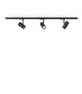 Tyson Ceiling Spotlight Bar Black Structure 3x GU10-1