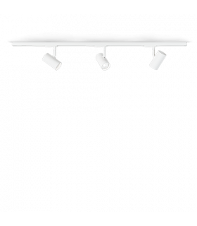 Tyson Ceiling Spotlight Bar White Structure 3x GU10-1