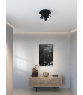 Tyson Ceiling Spotlight Clusters Black Structure 3x GU10-2