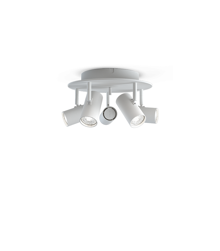 Tyson Ceiling Spotlight Clusters White Structure 5x GU10-1
