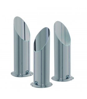 1 Light Table Lamp Uplighter Satin Silver (Sold Individually), GU10 - 1