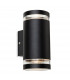 Pedro 2 Light Wall Black IP44