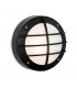 Nova Wall Light Black with White Polycarbonate Diffuser IP44