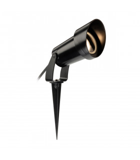 Rowan Resin Wall & Spike Spot Black IP65-1