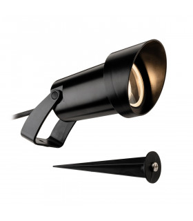 Rowan Resin Wall & Spike Spot Black IP65-2