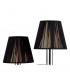 Acanto Table Lamp 2 Light E14 Polished Chrome With Black Shades-5
