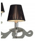 Acanto Pendant Round 3 Light E14 Polished Chrome With Black Shades-7