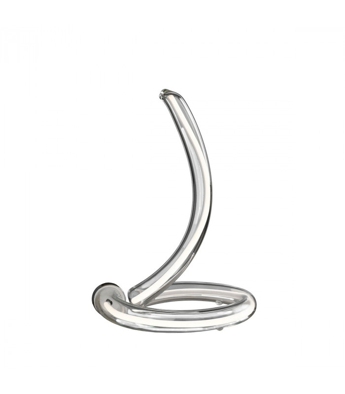 Adaggio Iris Crystal Table Lamp 8W LED 3000K 640lm Polished Chrome/Clear Made In Spain 3yrs Warranty-1