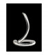 Adaggio Iris Crystal Table Lamp 8W LED 3000K 640lm Polished Chrome/Clear Made In Spain 3yrs Warranty-2
