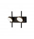 Adn 2 Light Wall Lamp 6W LED 3000K 500lm Black 3yrs Warranty-1