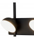 Adn 2 Light Wall Lamp 6W LED 3000K 500lm Black 3yrs Warranty-4