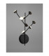 Adn 8 Light Wall Lamp 24W LED 3000K 1600lm Black 3yrs Warranty-2
