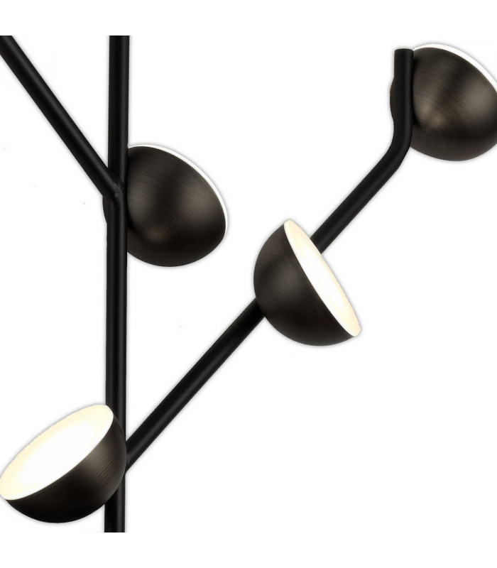 Adn 8 Light Wall Lamp 24W LED 3000K 1600lm Black 3yrs Warranty-4