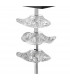 Akira Table Lamp 2 Light E27 Polished Chrome With Black Shade-5